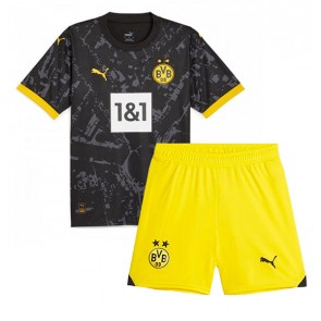 Maillot de foot Borussia Dortmund Extérieur enfant 2023-24 Manches Courte (+ pantalon court)